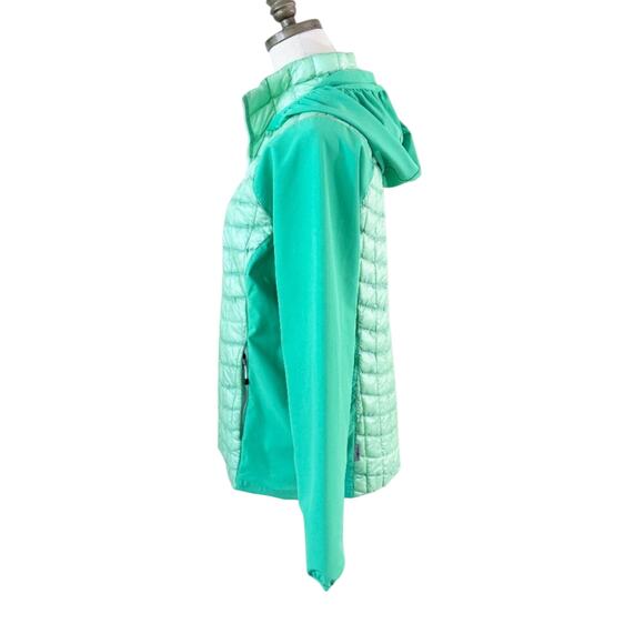 The North Face Spring Green Thermoball Hooded Windbreaker Women's Sz Large EUC - Picture 4 of 9